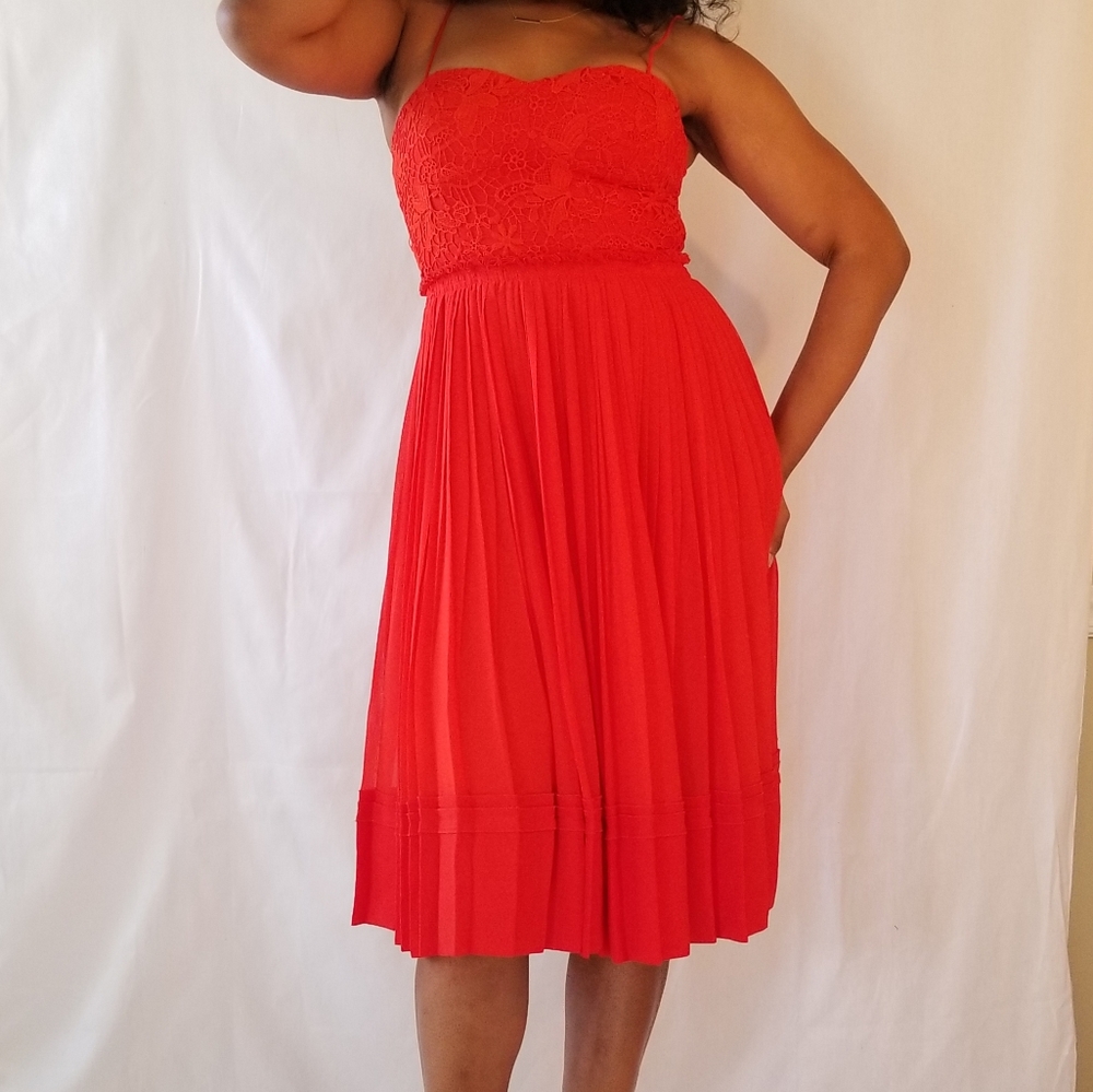 Red dress